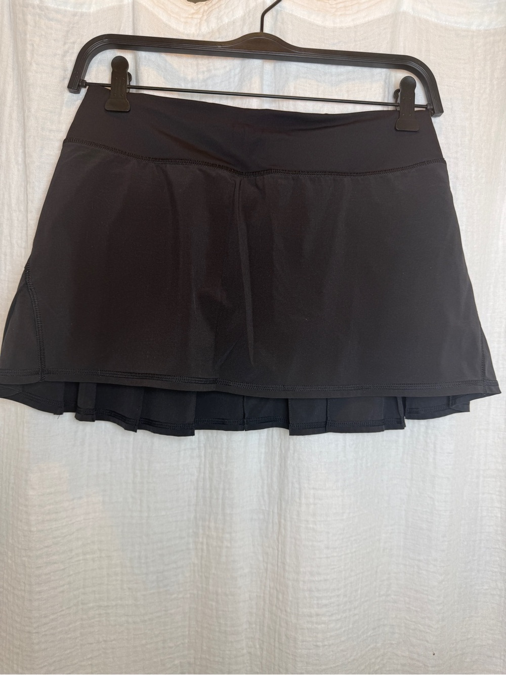 lululemon athletica Black Athletic Skirt with Built-In Shorts